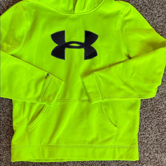 Under Armour Kids XL Bright Yellow Hoodie - Picture 2 of 5